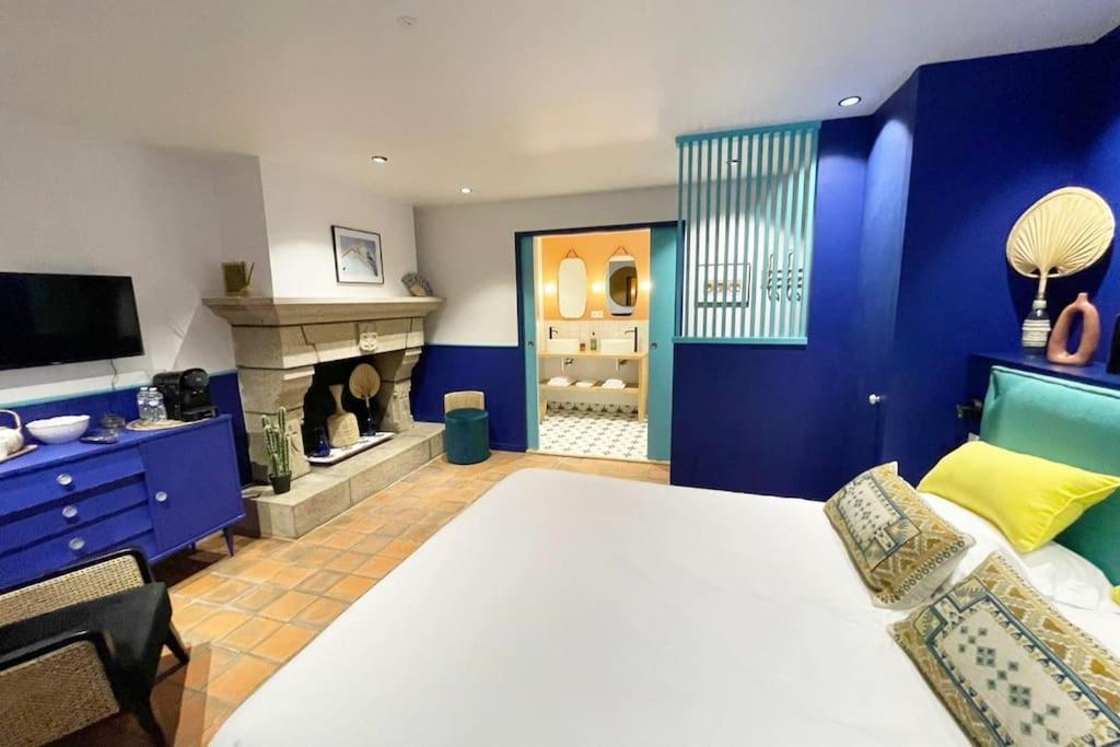 Chambre Majorelle - Rdc - Plage 50M - Rue Gratuite Saint-Malo Exterior foto